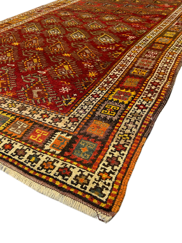 4.7 x 7' Traditional All Over Pattern Kazak Rug 9061