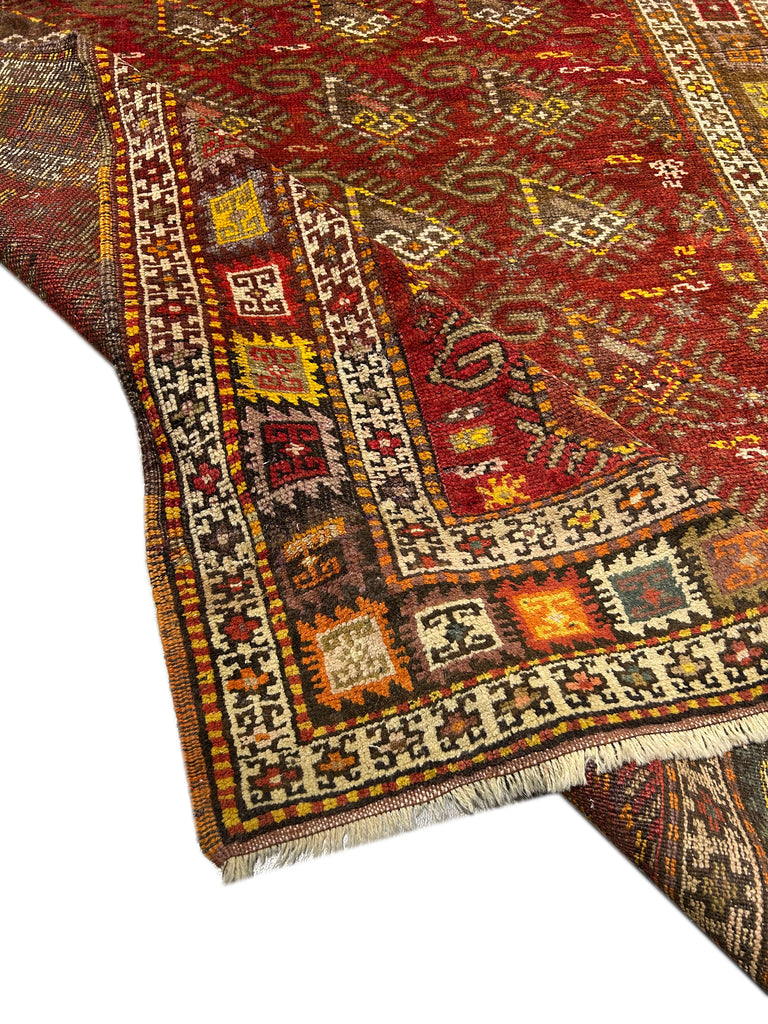 4.7 x 7' Traditional All Over Pattern Kazak Rug 9061