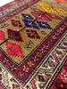 Load image into Gallery viewer, 4.6 x 11 Multi-Color Semi-Antique Persian Hamadan Runner Rug 74265