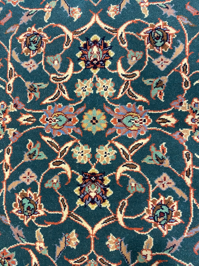 3 x 5 GREEN Fine Weave Tabriz Rug #PIX-4612