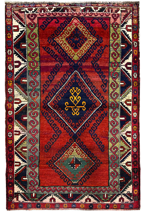 Luxurious Hand-knotted Russian Kazak Rug.jpg