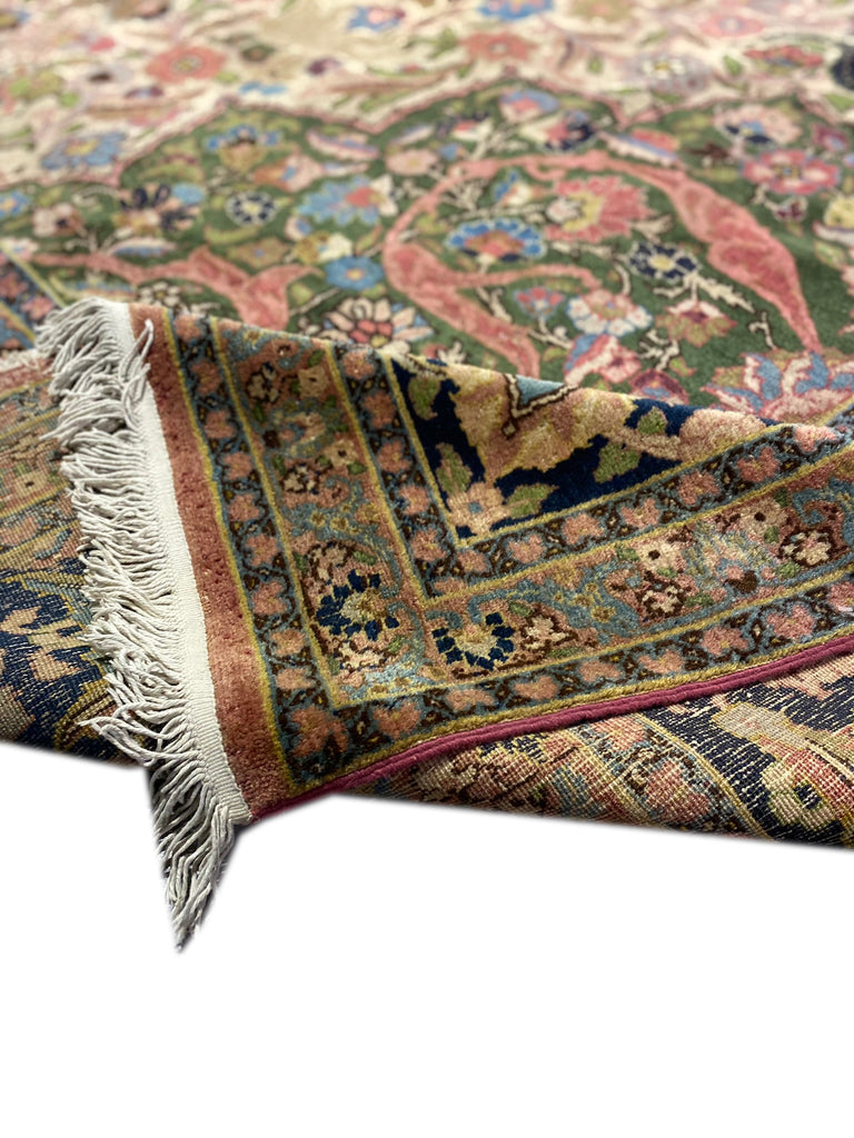 11.2 x 17.2 Large Antique Persian Tabriz Rug 23612