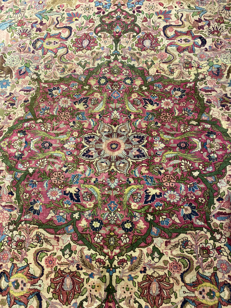 11.2 x 17.2 Large Antique Persian Tabriz Rug 23612