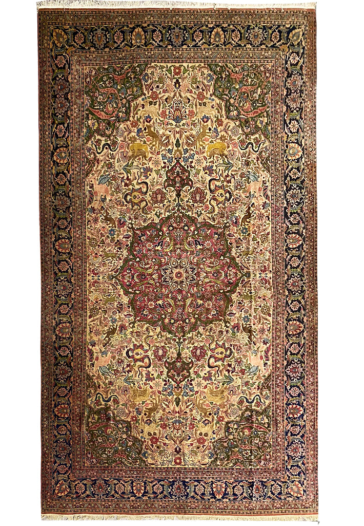 11.2 x 17.2 Large Antique Persian Tabriz Rug 23612