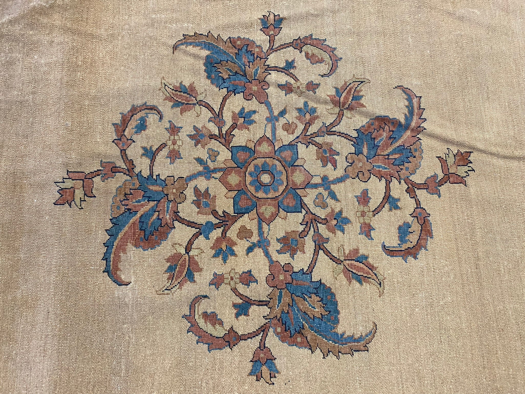 11.7 x 15.7 Unusual Antique Tabriz Rug Large Contemporary Pattern #Pix-1000