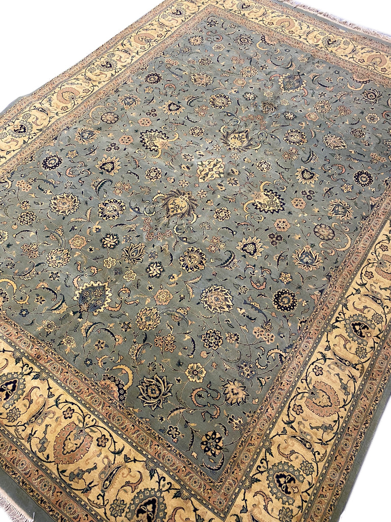 9' x 12' Signed Fine Quality Rug SLATE GRAY 18473