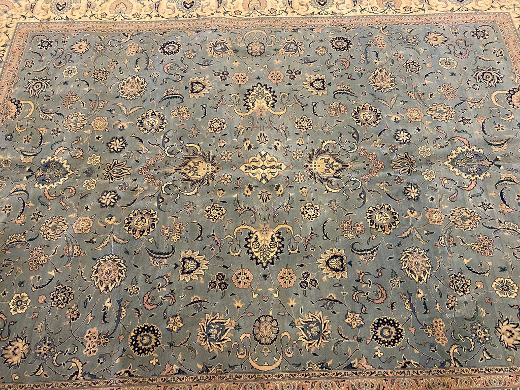 9' x 12' Signed Fine Quality Rug SLATE GRAY 18473