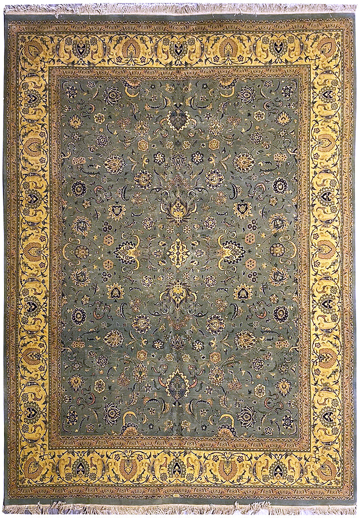 9' x 12' Signed Fine Quality Rug SLATE GRAY 18473