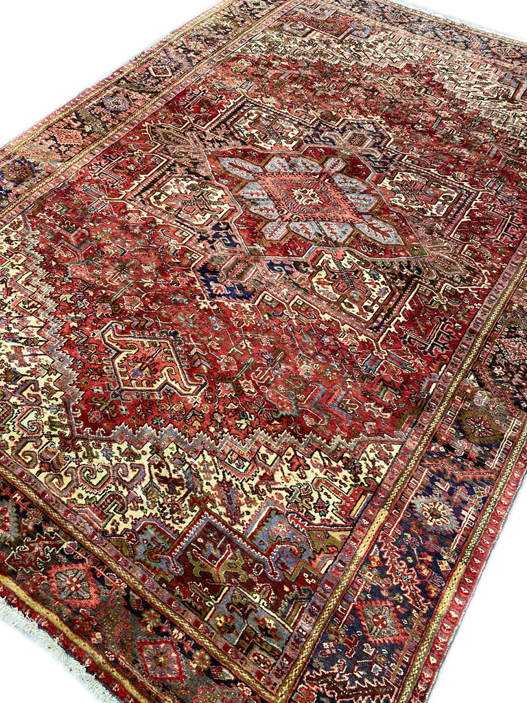 10.3 x 14.3 Persian Heriz Rug #PIX-11861