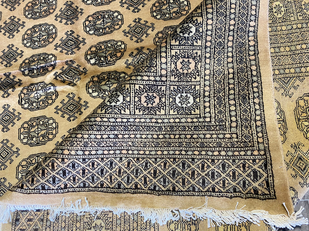 10 x 14 Genuine Bokhara Rug Handmade Pakistan Soft Silky Wool #F-6583