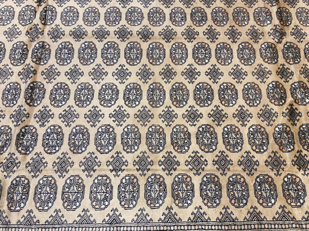 10 x 14 Genuine Bokhara Rug Handmade Pakistan Soft Silky Wool #F-6583