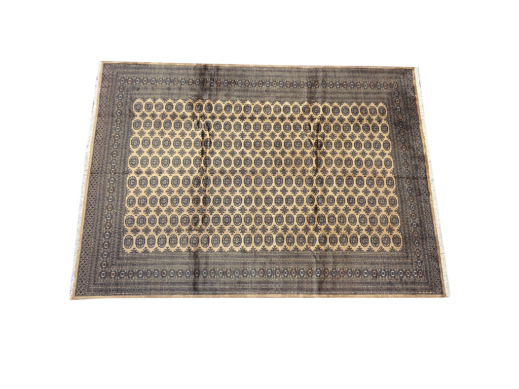 10 x 14 Genuine Bokhara Rug Handmade Pakistan Soft Silky Wool #F-6583