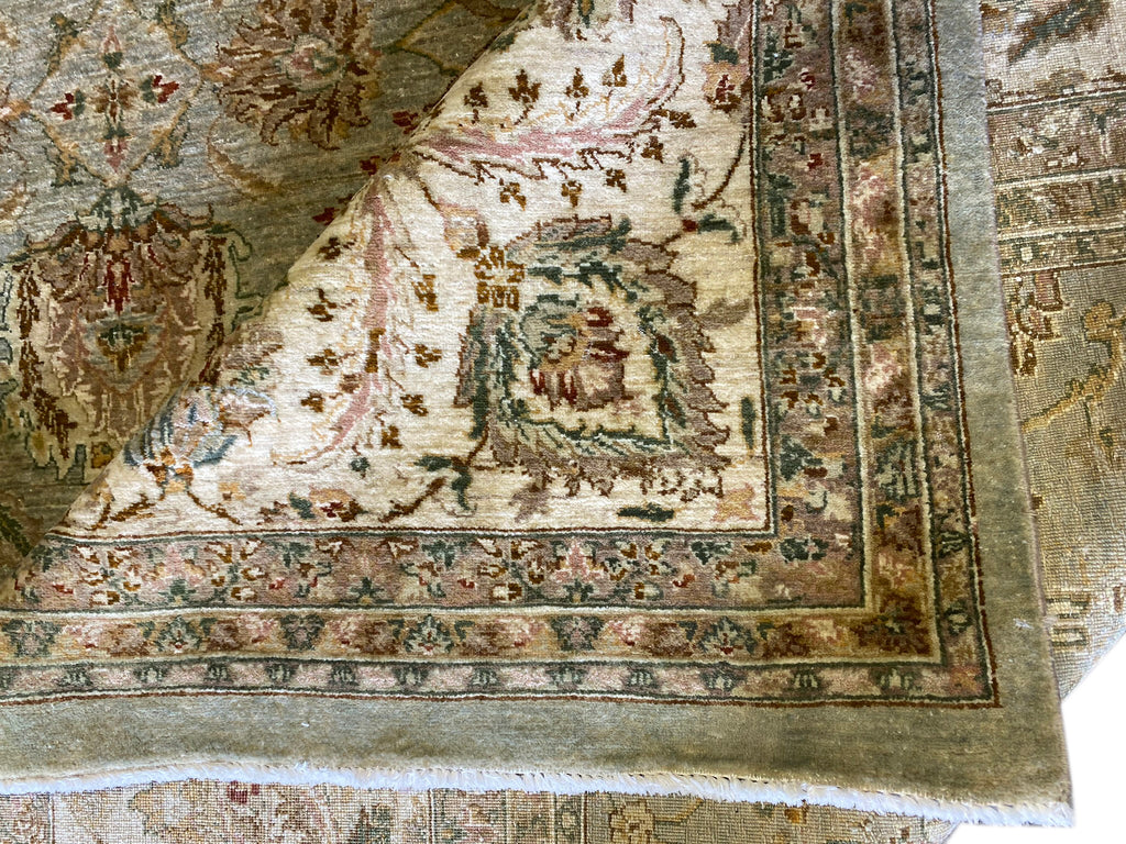 10 x 14 LIGHTS Colors Chobi Peshawar Ziglar Rug Natural Wool #F-6584