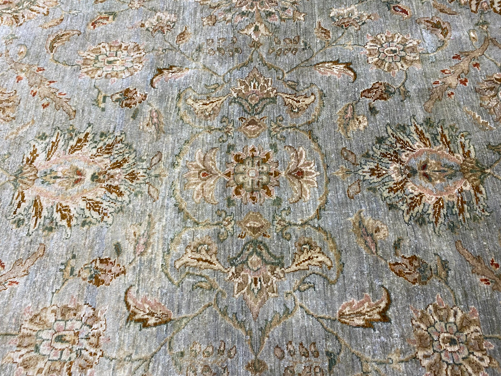 10 x 14 LIGHTS Colors Chobi Peshawar Ziglar Rug Natural Wool #F-6584