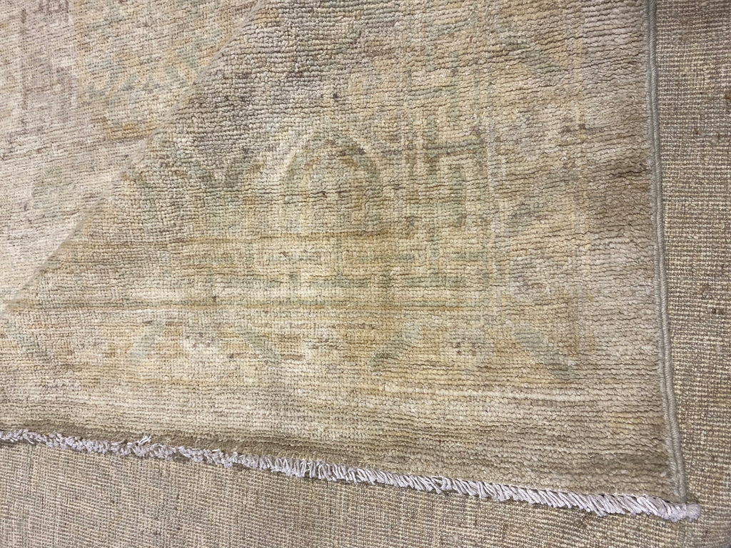 12.8 x 18.0 Neutral Pale Quality Zigler Chobi Peshawar Rug AMAZING CARPET #PIX-25170