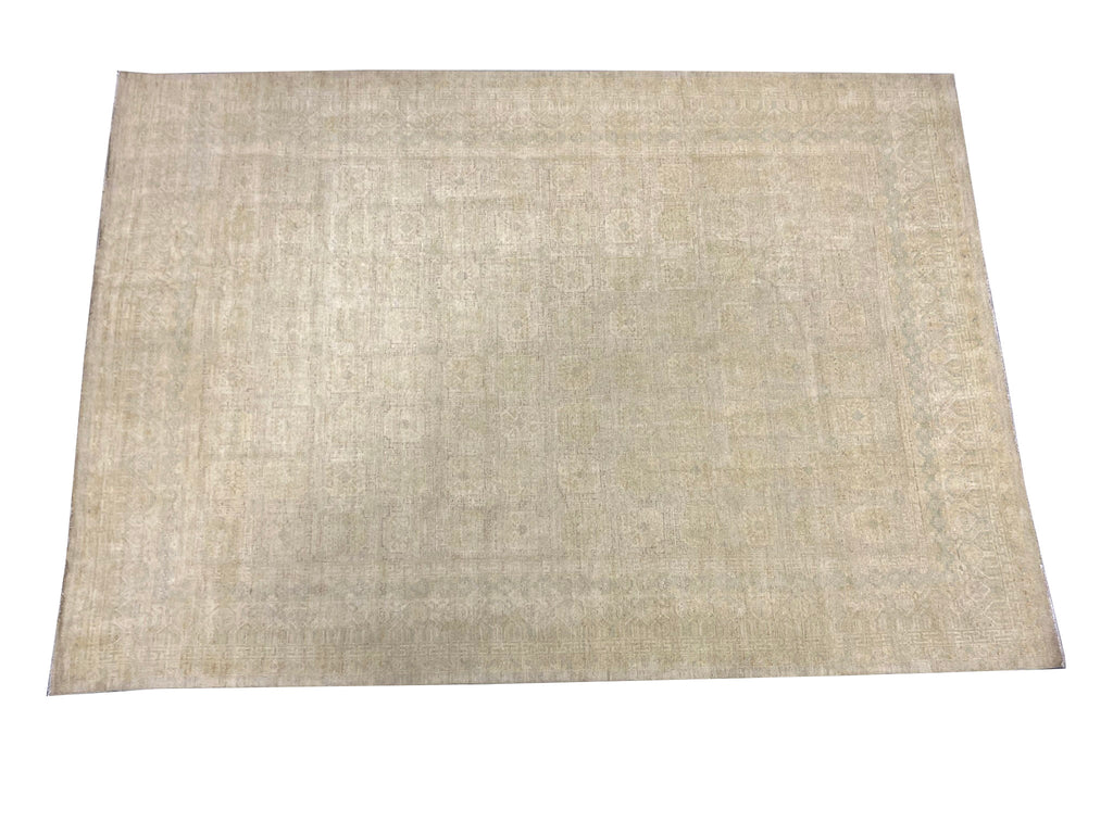 12.8 x 18.0 Neutral Pale Quality Zigler Chobi Peshawar Rug AMAZING CARPET #PIX-25170