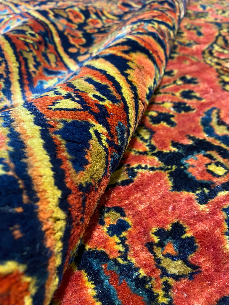 10.7 x 14.8 ANTIQUE Persian Sarouk Rug #F-6395