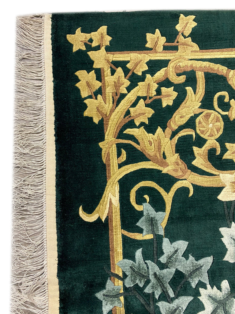 8 x 10 Amazing Quality Handmade Rug French Savaneri Pattern #PIX-13325