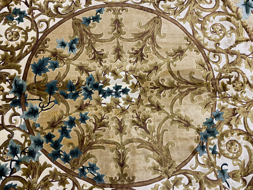 8 x 10 Amazing Quality Handmade Rug French Savaneri Pattern #PIX-13325