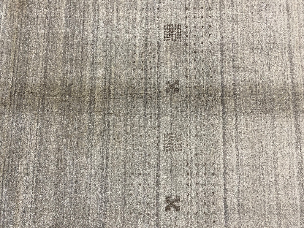 10 x 13.2 Natural Wool Handmade Contemporary GABBEH Rug MODERN #F-6592