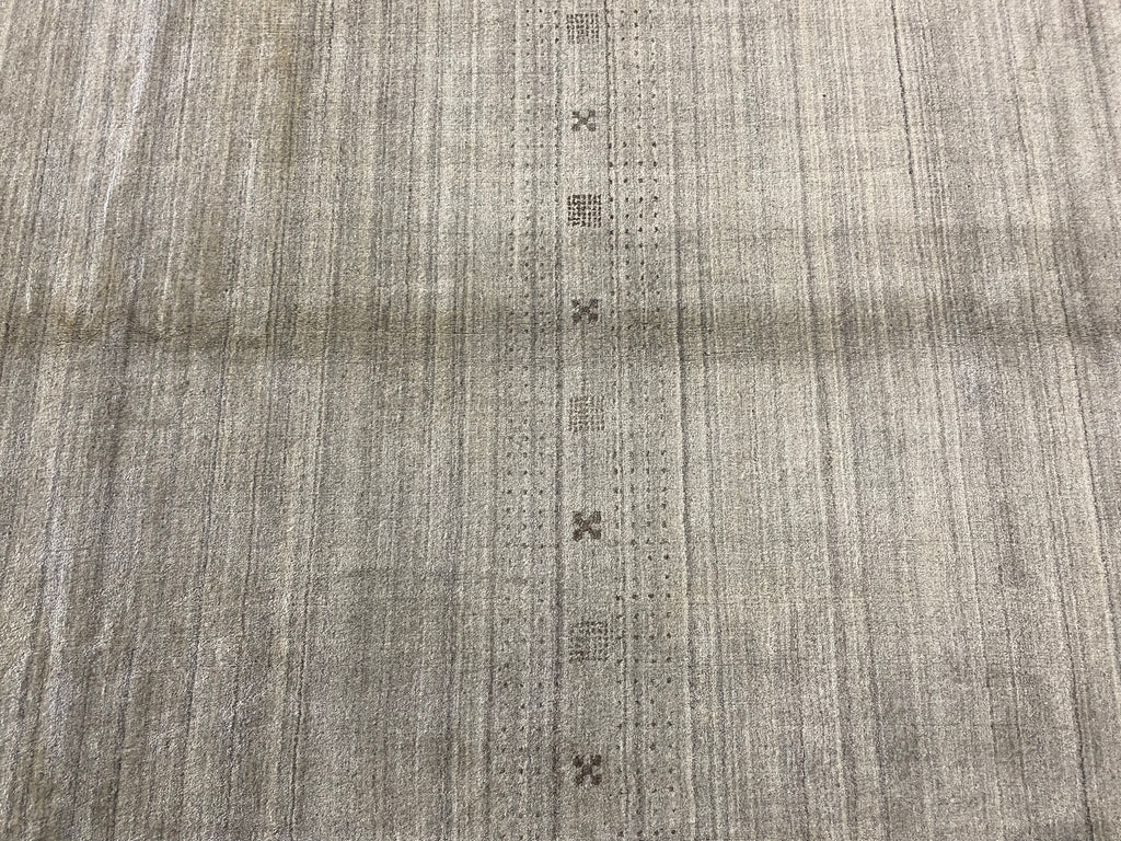 10 x 13.2 Natural Wool Handmade Contemporary GABBEH Rug MODERN #F-6592