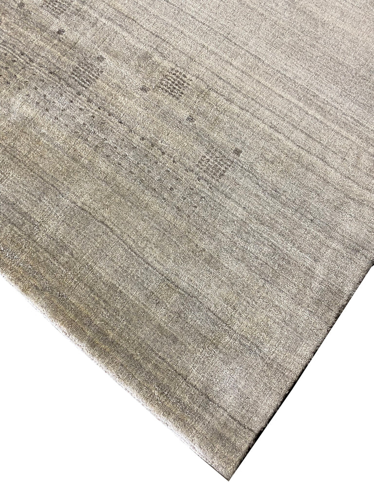 10 x 13.2 Natural Wool Handmade Contemporary GABBEH Rug MODERN #F-6592