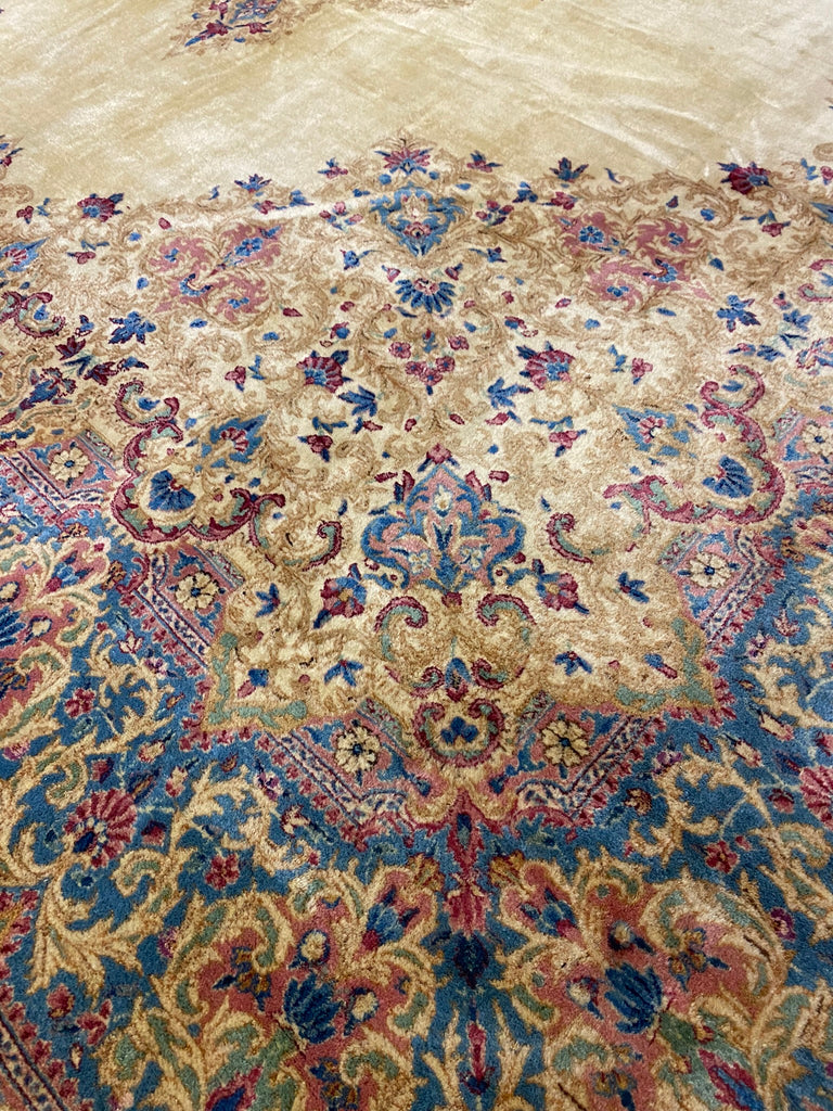 11.8 x 15.8 Authentic Persian Antique Kerman Large Rug #PIX-26609