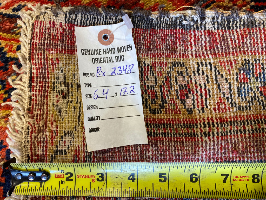 6.4 x 17.2 Antique Persian Tribal Rug Gallery Size #PIX-2348