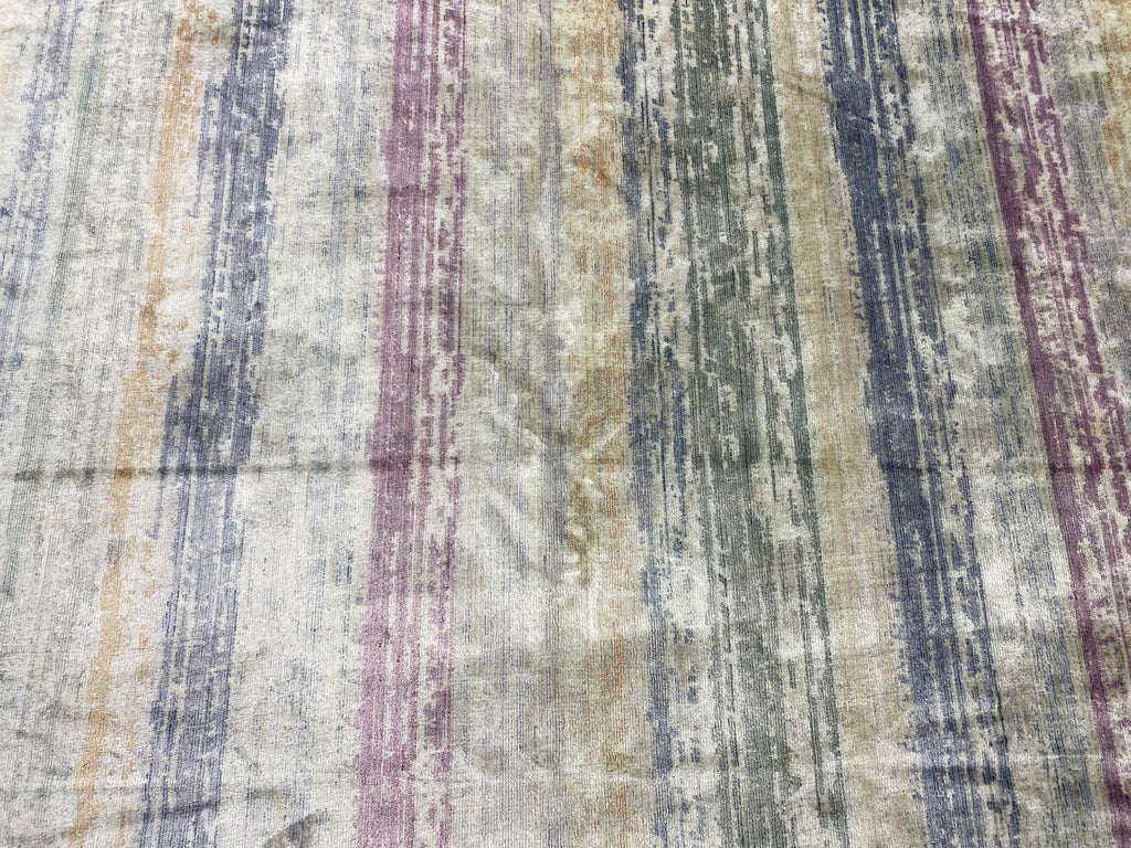 6.8 x 9.3 MODERN CARPET PALE PASTELS COLORS #F-6596