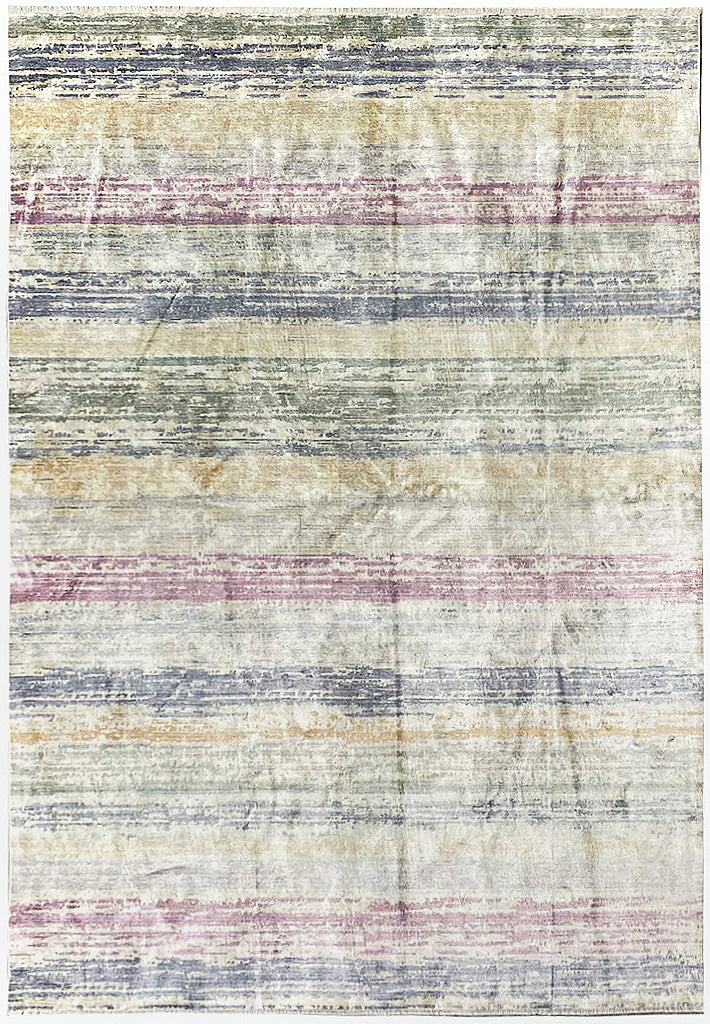 6.8 x 9.3 MODERN CARPET PALE PASTELS COLORS #F-6596