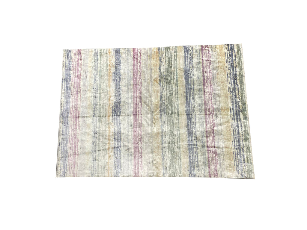 6.8 x 9.3 MODERN CARPET PALE PASTELS COLORS #F-6596