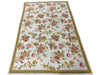 Load image into Gallery viewer, 5.10 x 8.10 Needle Point Rug ENGLISH FLORAL GARDEN #F-6597