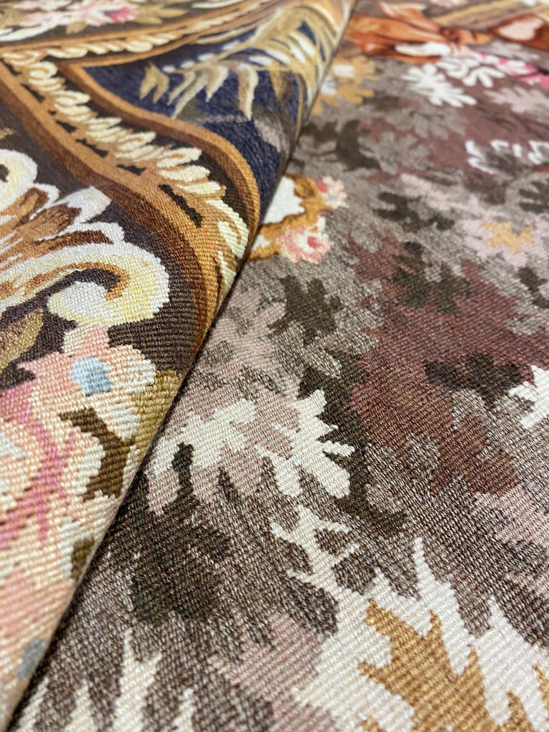 5 x 7 Tapestry Fine Handmade Wool French 17th Century Style Hanging Rug #F-6598