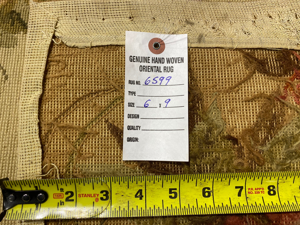 6 x 9 Handmade Needlepoint Rug Fruit Pattern #F-6599