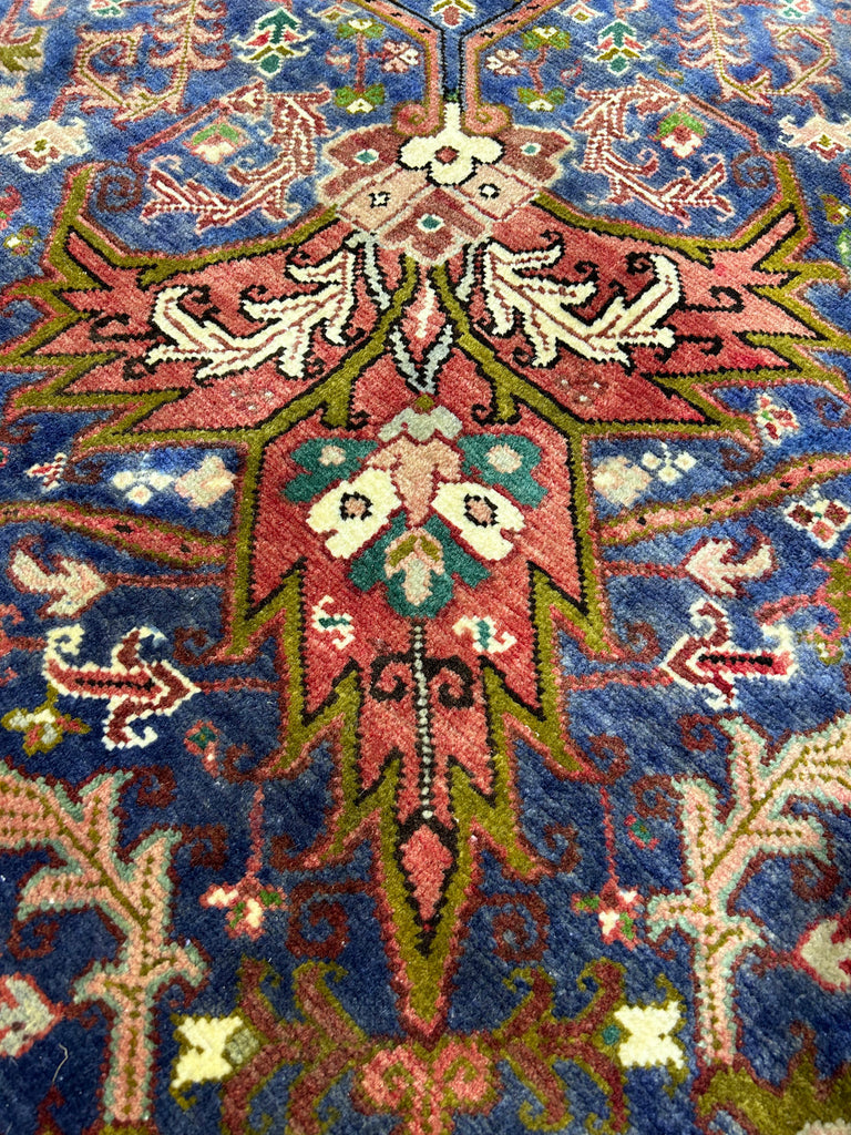 11.3 x 16 Ivory Multicolor Amazing Persian Rare Heriz Large Rug 5803