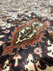 Load image into Gallery viewer, 11.3 x 16 Ivory Multicolor Amazing Persian Rare Heriz Rug 5803