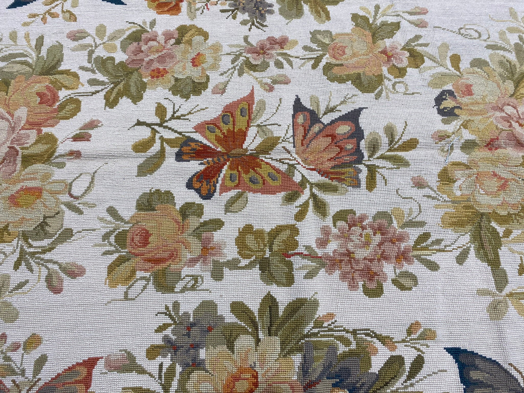 6 x 9 Handmade Needlepoint Rug Fruit Pattern #F-6599