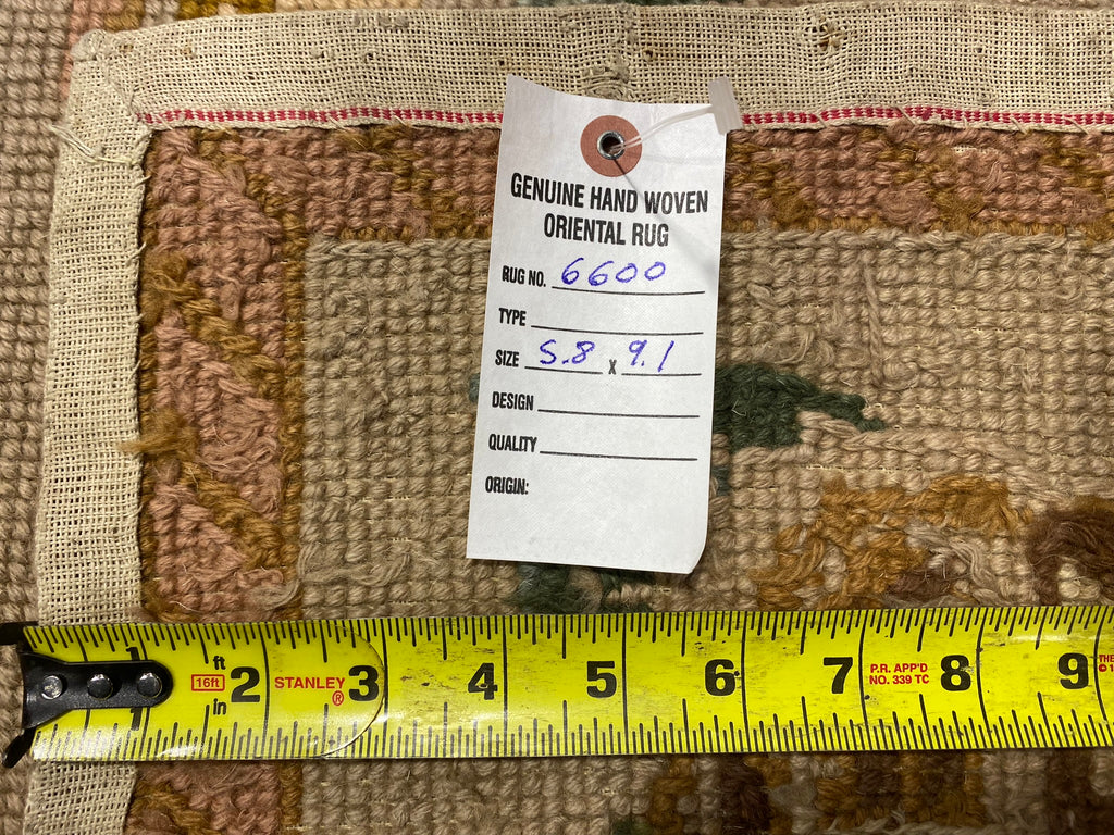 5.8 x 9.1 Special Needle Point Rug HANDMADE #F-6600