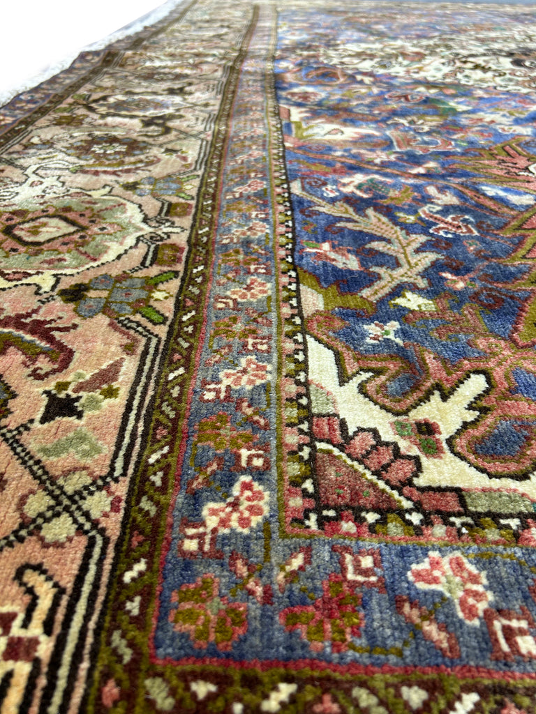 11.3 x 16 Ivory Multicolor Amazing Persian Rare Heriz Large Rug 5803