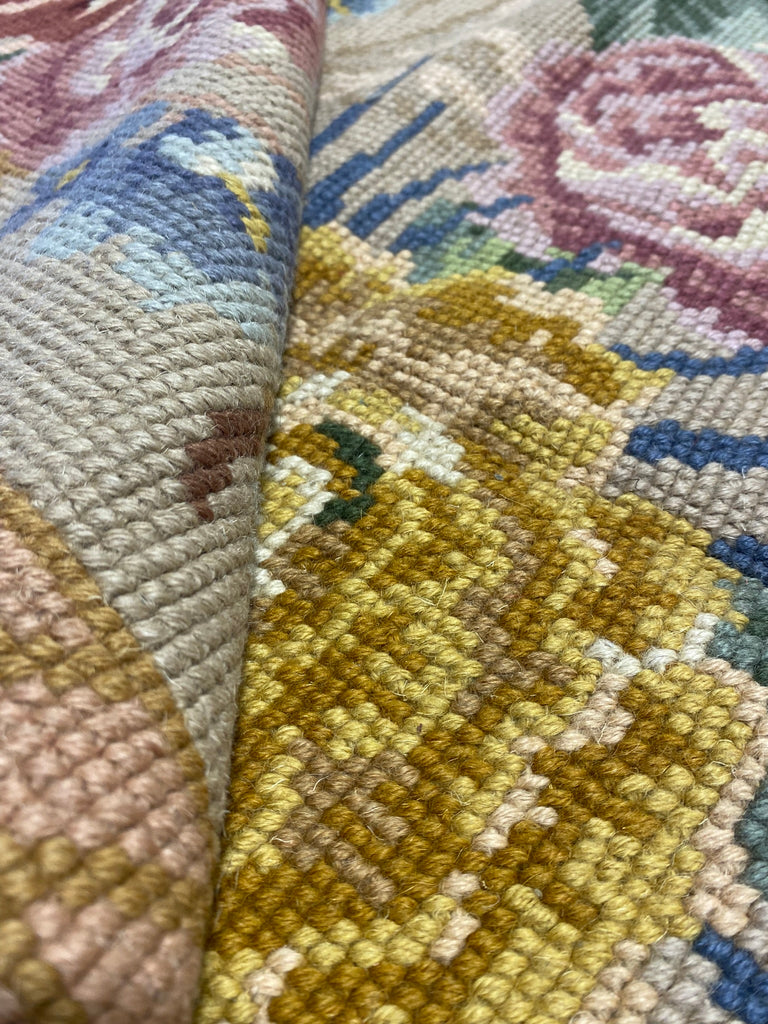 5.8 x 9.1 Special Needle Point Rug HANDMADE #F-6600