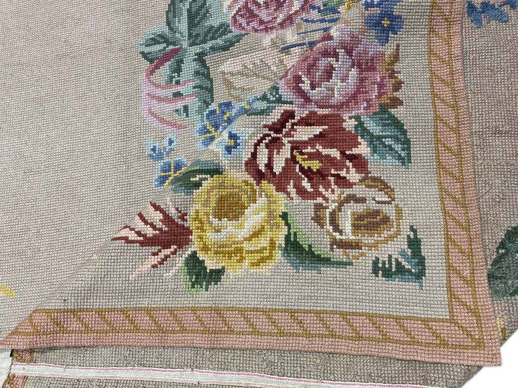5.8 x 9.1 Special Needle Point Rug HANDMADE #F-6600