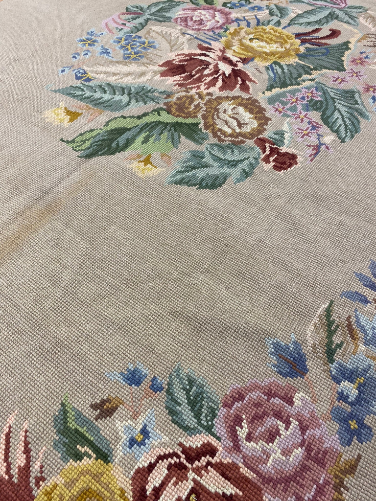 5.8 x 9.1 Special Needle Point Rug HANDMADE #F-6600