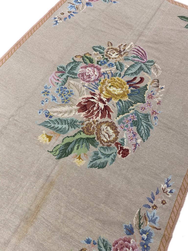 5.8 x 9.1 Special Needle Point Rug HANDMADE #F-6600