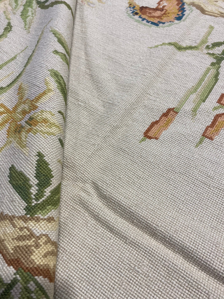 5 x 8 TROPICAL Needle Point Handmade Carpet #F-6604