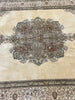 Load image into Gallery viewer, 9.3 x 16.6 Large Ivory Semi-Antique Persian Kerman 78868