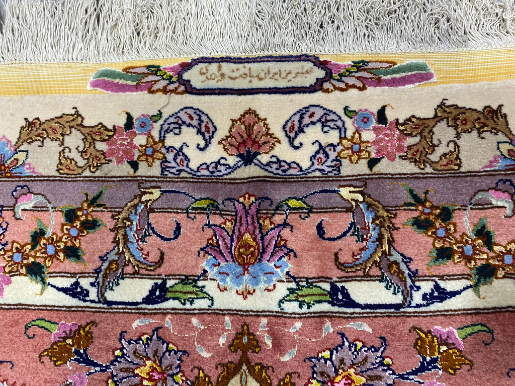 13 x 20 SUPER FINE 500 KPSI AUTHENTIC Persian Large Tabriz Rug Wool and Silk Foundation #F-6607