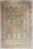 Load image into Gallery viewer, 15.4 x 20.10 SAGE GREEN Natural Wool Handmade Transitional Ziglar Rug #F-6608