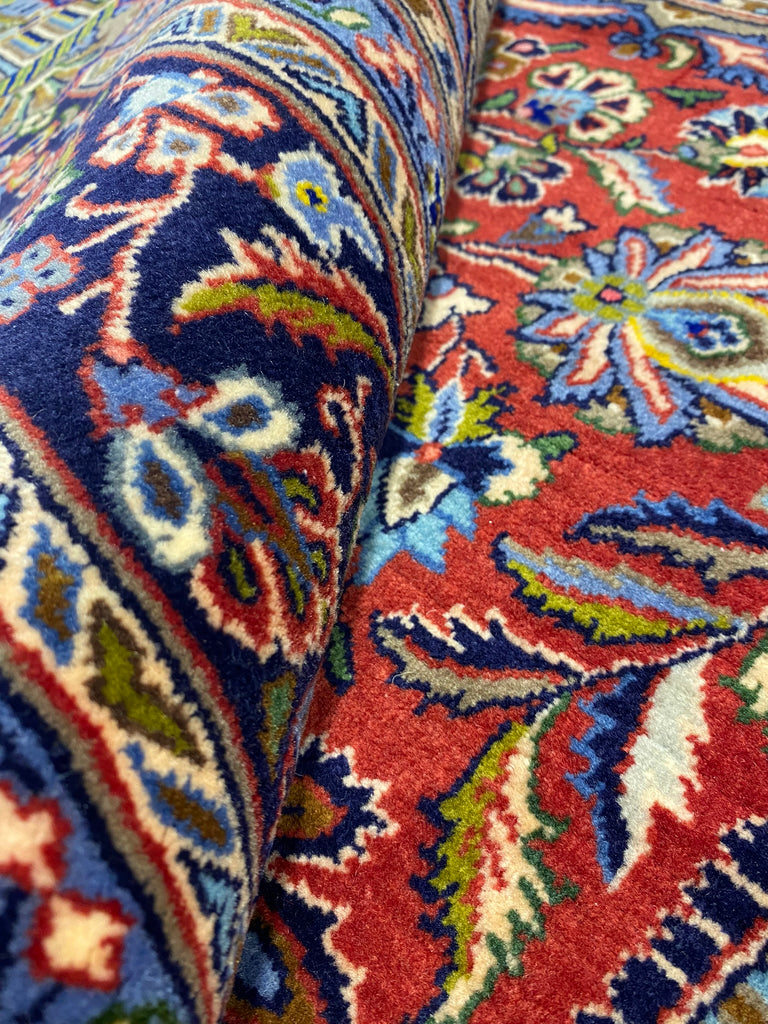 4.5 x 7.1 Genuine Antique Persian Debir Kashan Rug Kork Wool #PIX-29079