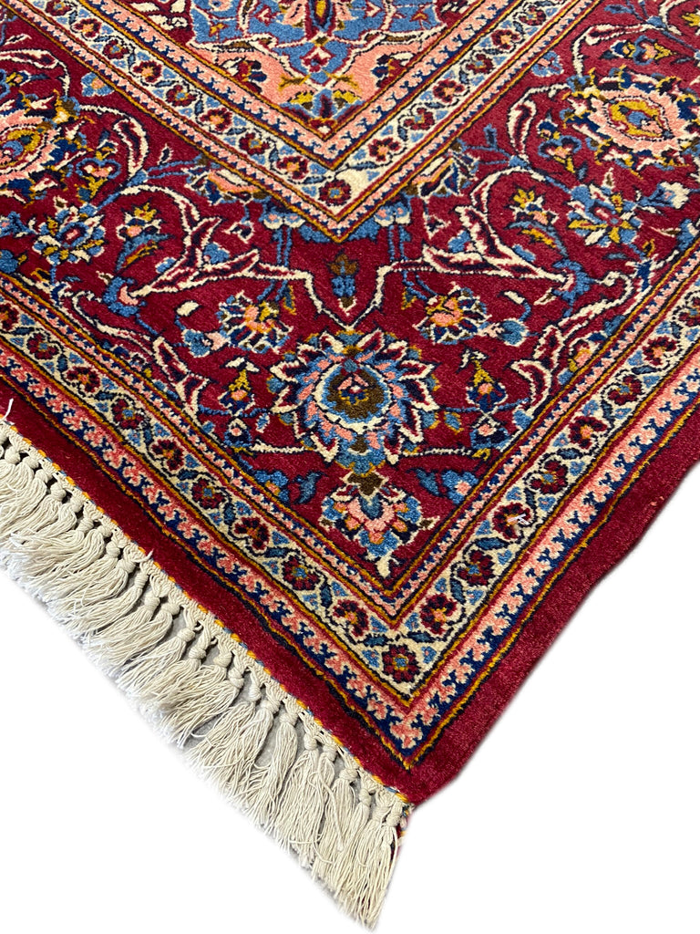 4.8 x 6.10 Genuine Semi- Antique High Quality Persian Kashan Rug #PIX-8906