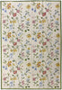 Load image into Gallery viewer, 6 x 9 Needle Point Rug Handmade Wool Spring Floral #F-6615